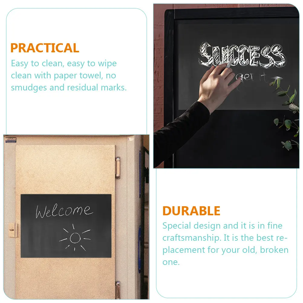 냉장고용 자석칠판 강력한 흡착력이 있는 소형 기능성 칠판 간편 세척 표면 식사계획표 알림
