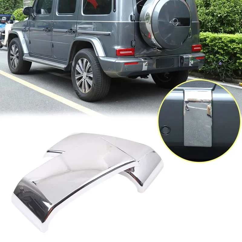 

For Mercedes Benz G wagon G class W463 G63 2019-2020 ABS plastic Rear bumper Decoration Sticker Car Accessories
