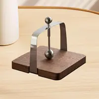 Cafe Napkin Holder, Tissue Holder, Wood Base Organizer Napkin Rack Tissue Dispenser for Home Kitchen Restaurant Dining Table 2