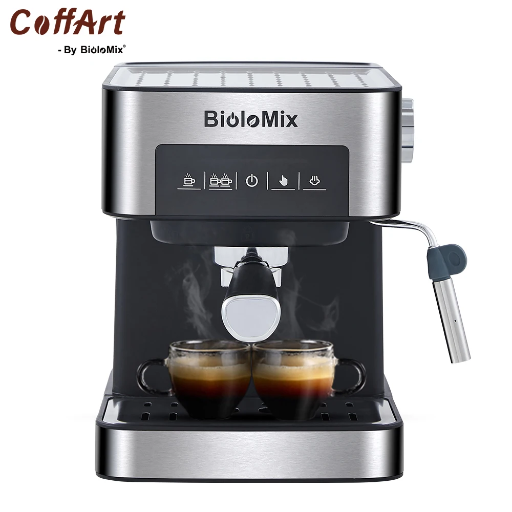Coffee Maker Espresso Maker 20 Bar Italian Type Espresso Coffee Maker Machine with Milk Frother Wand for Espresso Cappuccino and Mocha