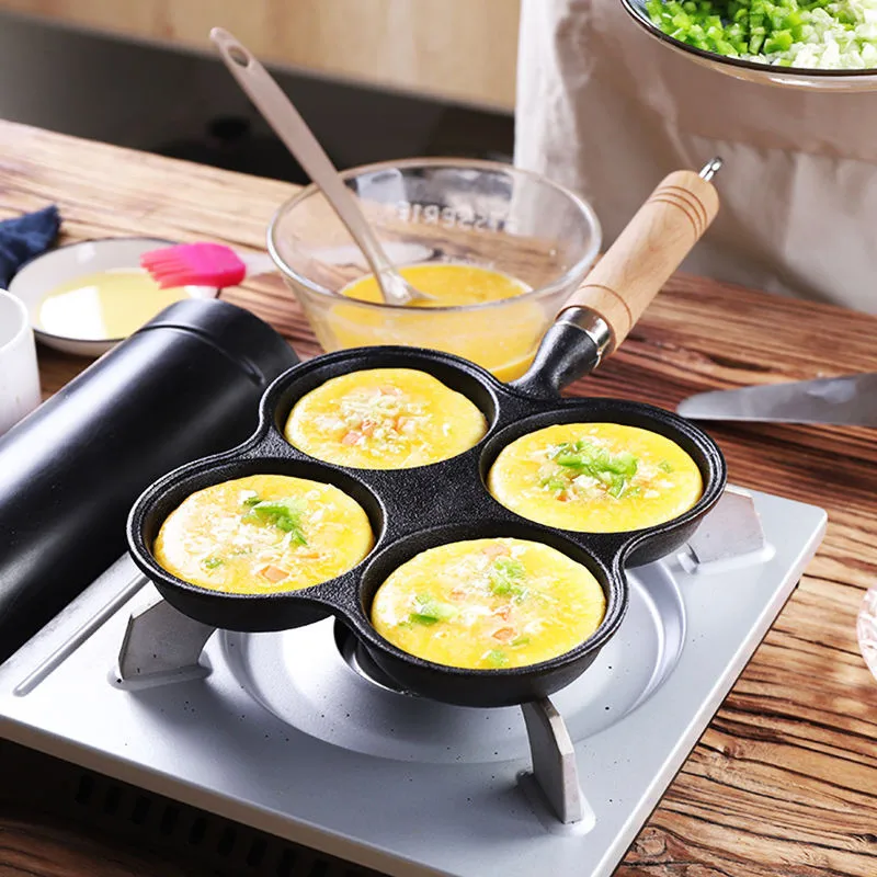 Cast Iron Skillets 14/20cm Frying Pan Cooking Pot Breakfast Pan Omelette  Pancake Pot Restaurant Chef Induction Cooking Cookware - AliExpress