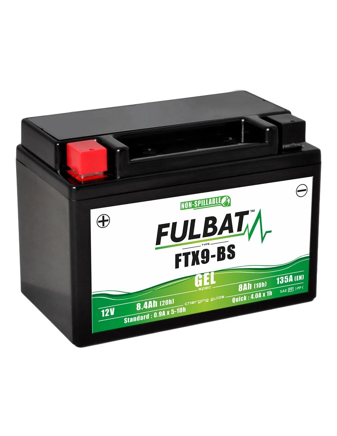 Baterias Bateria Fulbat Gel Ftx9-Bs / Ytx9-Bs Fulbat