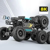 1:18 RC Off-road Racing 2.4G 8K HD Camera Six-wheel Drive Remote Control Alloy Drop Resistant Electric Toy Birthday Gift 2