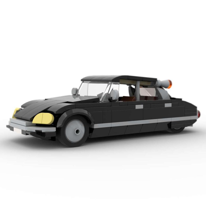 MOC CitroÃ«n DS 1971 Car City Car Speed Champion Classic Classic Car Building Blocks Brick Racing Model Children's Toy Gift