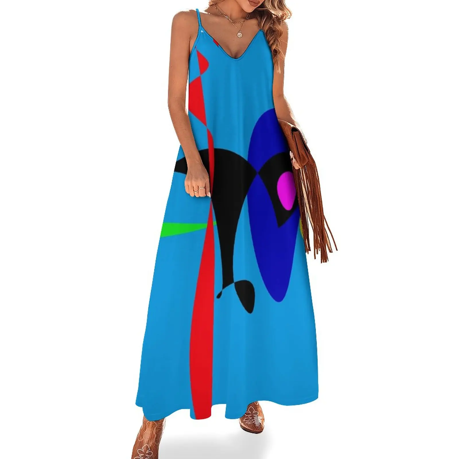 

Abstract Expressionism Simple Digital Art Sleeveless Dress dresses for womens summer woman dress 2024