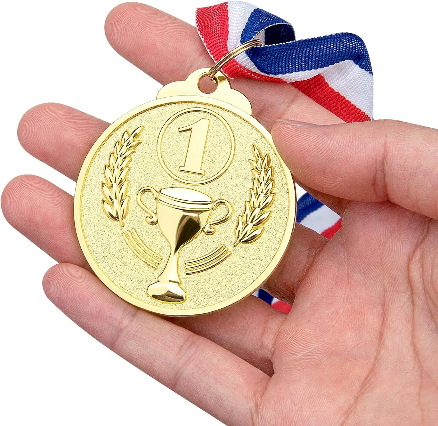 5Pcs Winner medaglie Golden Silver Bronze Award 1st 2nd 3rd premi per le gare School Soccer Sports Winner Prize Presents