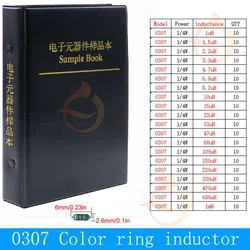 Comprehensive Inductor Assortment Kit - Diverse Range from 2.2uH to 100mH (0307 Sample Book)
