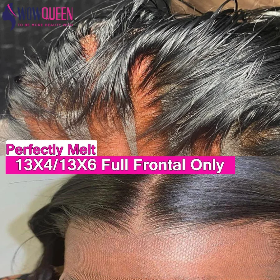 Straight 4x4 5x5 6x6 Lace Closure 2x6 Human Hair Transparent 13x4 13x6 Lace Frontal 100% Human Hair Remy Ear to Ear Full Frontal 3