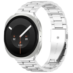 Premium Metal Strap for High - End Smartwatches - Elegant Wristband Bracelet (Silver)