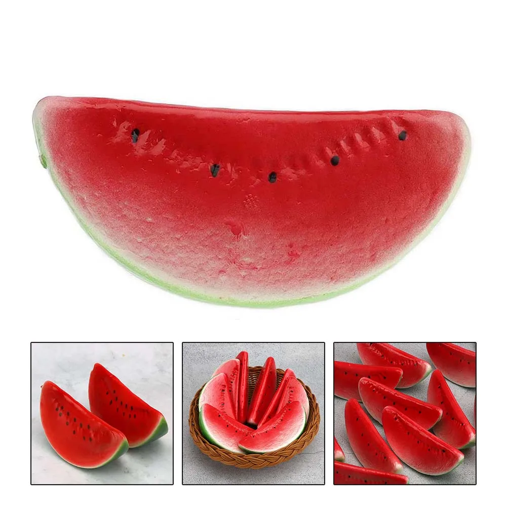 1pcs Simulation Watermelon Foam Fruit Model Decoration Cross-border Photography Props Home Window Display Decoration artificial fruits and vegetables
