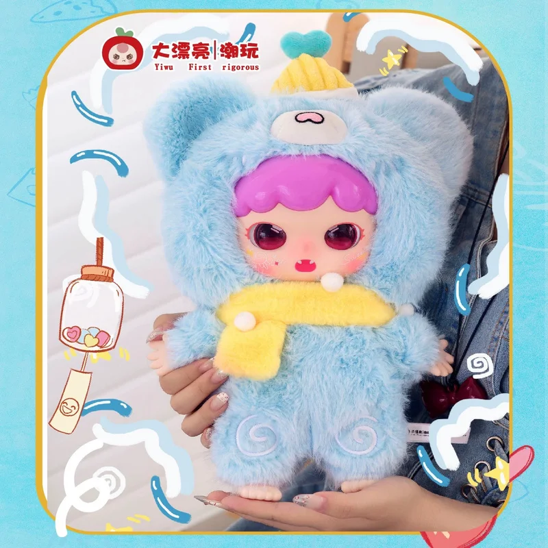 Genuine Baby Three Little Sweet Tooth Animal Dessert 400% Large Series Blind Box Cute Female Gift Ornament Figure Trendy Toy