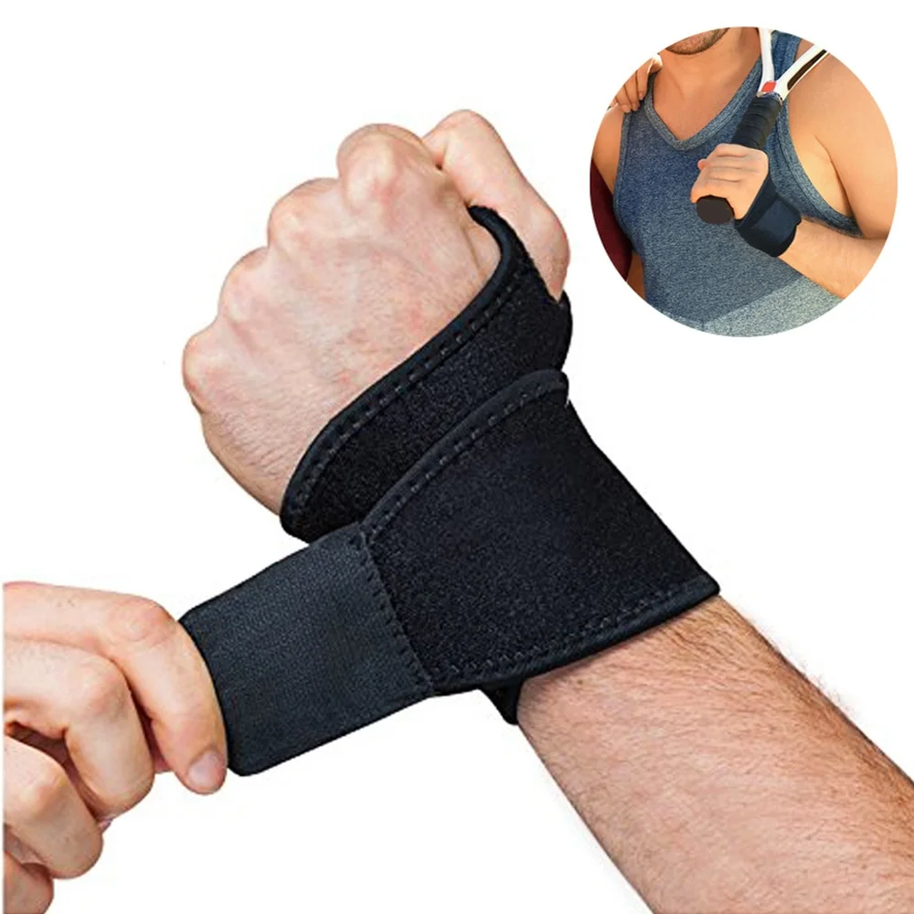 

1Pc Gym Wrist Band Sports Wristband New Wrist Brace Wrist Support Splint Fractures Carpal Tunnel Wristbands for Fitness