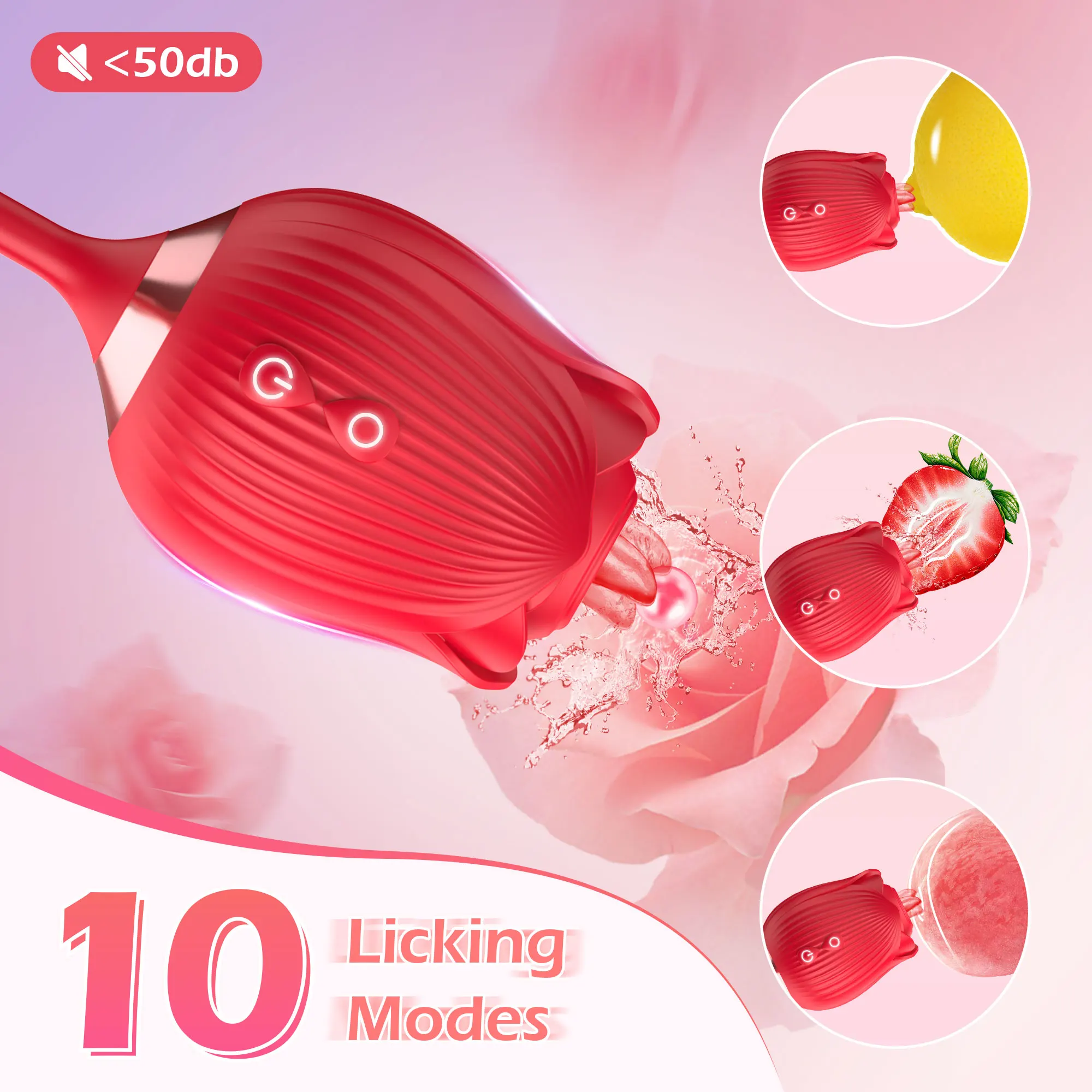 Rose Sucking Vibrator For Women 20 Modes Nipple Sucker Clitoris Stimulator Thrusting Dildo Couple Sex Toys Ad_voghion.com