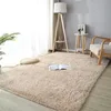 Long Plush Carpet For Living Room Modern Sofa Mat Fluffy Children Bedroom Bedside Rugs Gray Balcony Kids Crawling Cushion Beige 2