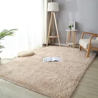 Long Plush Carpet For Living Room Modern Sofa Mat Fluffy Children Bedroom Bedside Rugs Gray Balcony Kids Crawling Cushion Beige 2