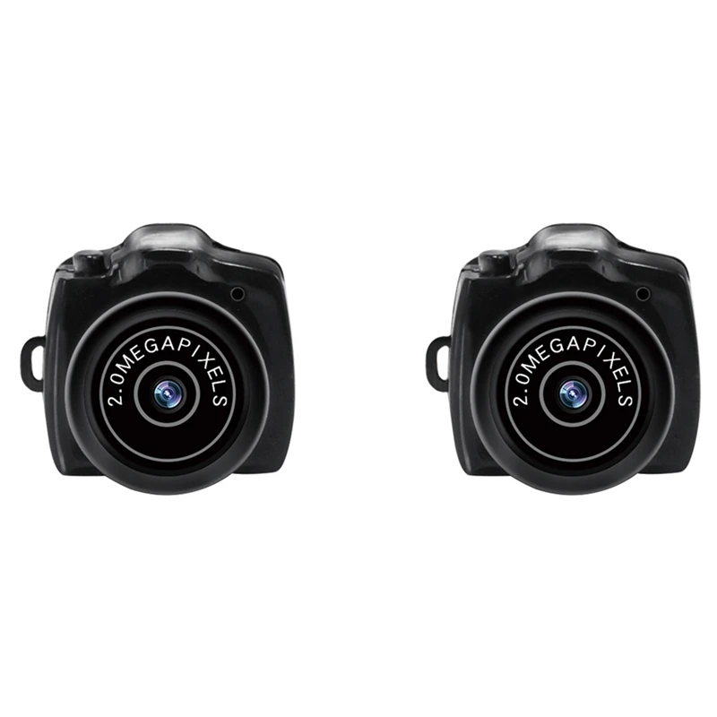 

2X Tiny Mini Camera HD Video Audio Recorder Webcam Y2000 Camcorder Small Security Secret Nanny Car Sport Mini Cam