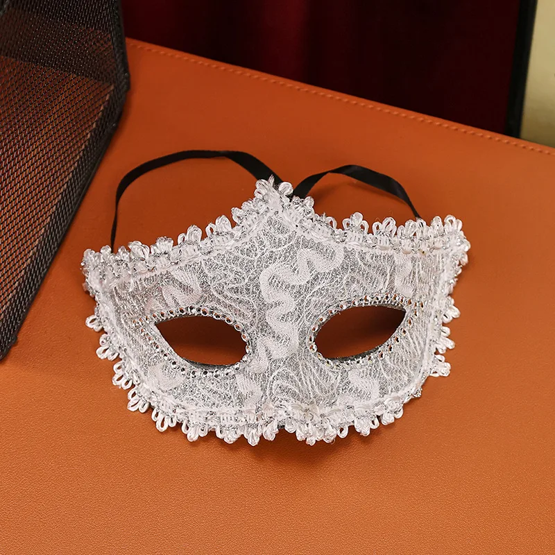 Hochwertige Make-up-Kugelmaske, Halbgesichts-Partykostüm-Accessoire, Unisex-Design für Geburtstage & Festivals, Perfekt für Männer & Frauen – Detail 6