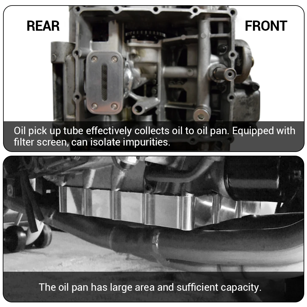 Billet Oil Pan with Pick Up Strainer Low Profile 11511-35F01 16520