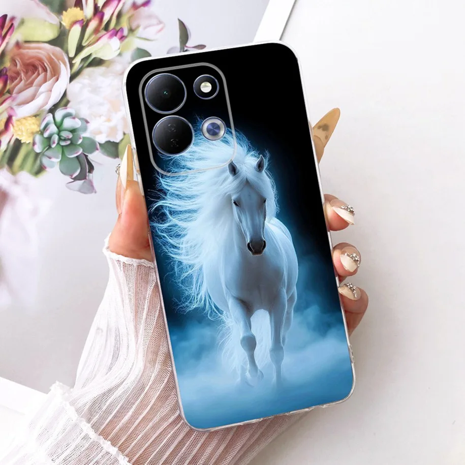 Cute Cartoon Animal Soft Silicone Clear Phone Case Cover