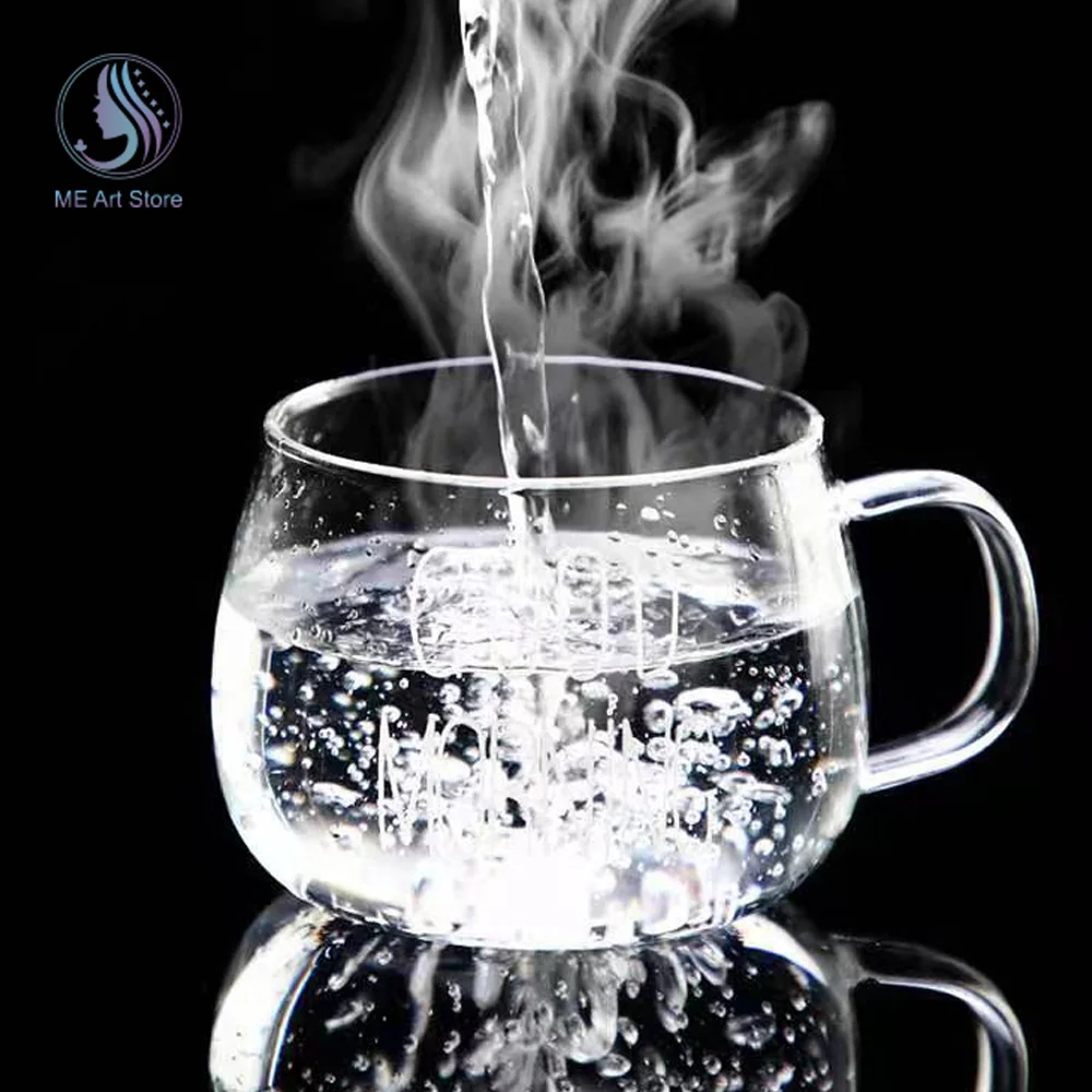 كوب زجاجي ( Good morning )