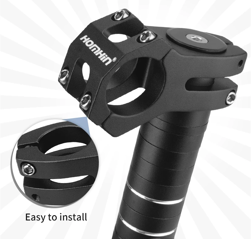 Mtb Handlebar Stem 31.8 Road Bike Bicycle Bridge Power Aluminum Alloy Handle Mountain Parts 45MM Cycling Sports