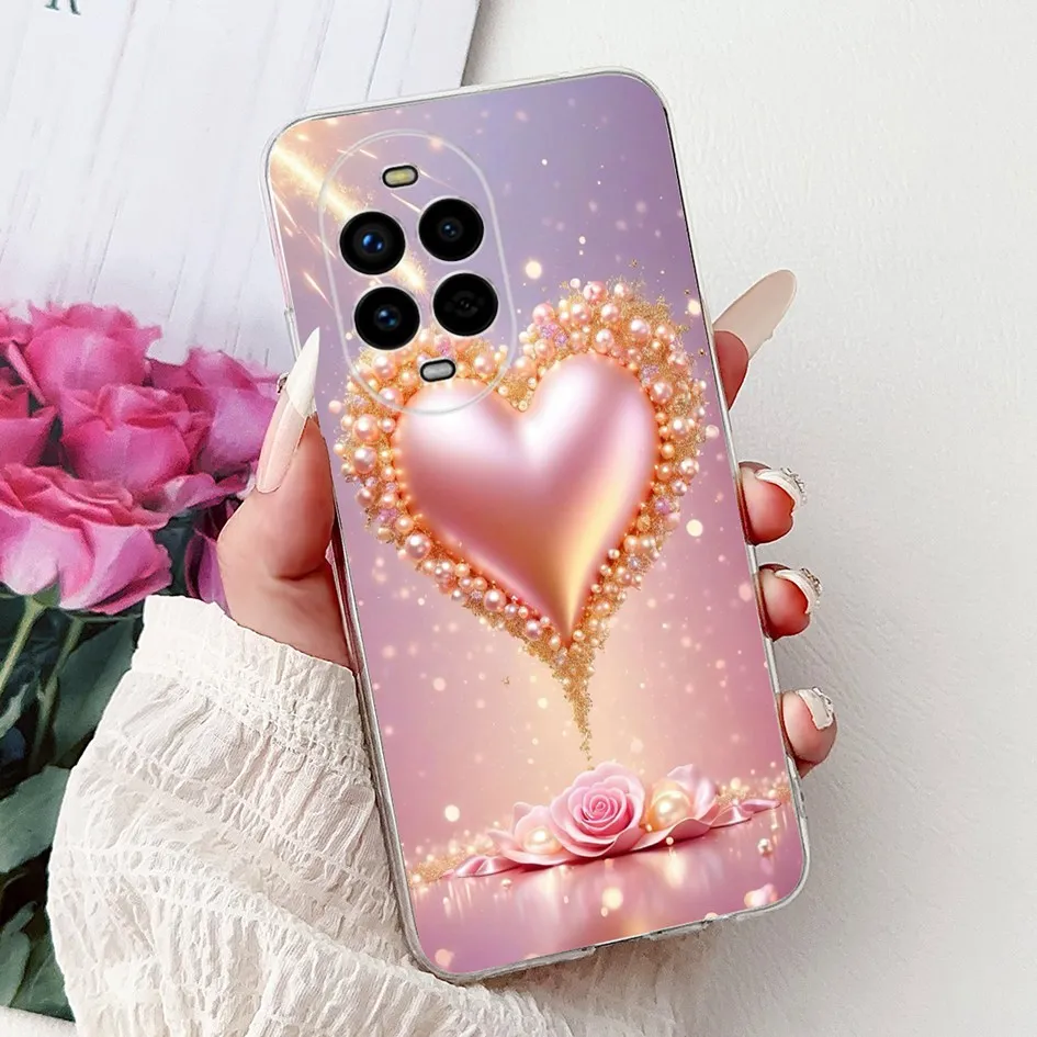 Floral Butterfly Soft Silicone Phone Case - Clear Protective Cover