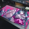 Anime Hatsune Miku Mouse Pad Large Mouse Mat Pink Office Desk Mat Laptop Gaming Large Mousepad 4