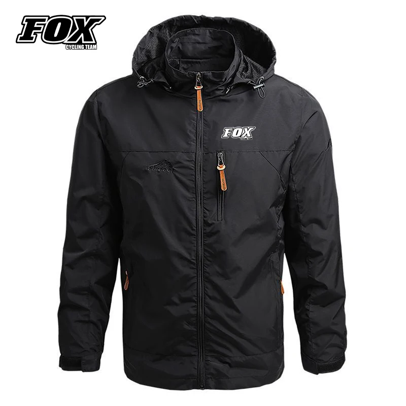 

Fox Cycling Team 2023 Fashion Mtb Jacket Spring Autumn Windbreak Waterproof Coat Men Motocross Bike Clothing Rainproof Outwear