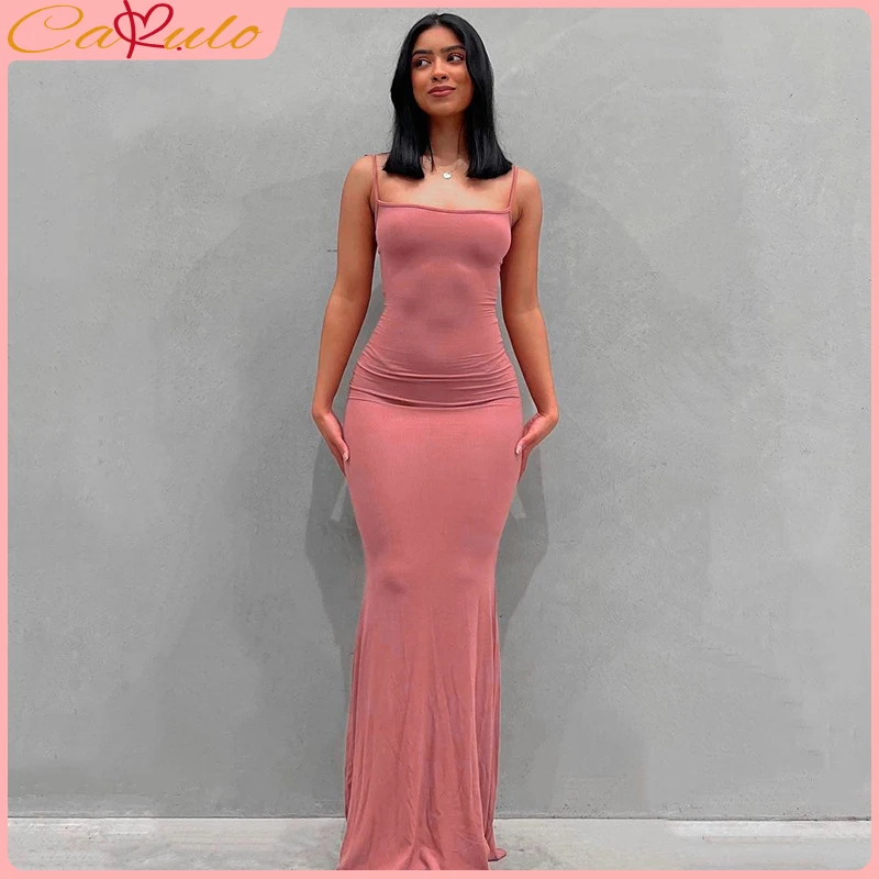 

Satin Slip Sleeveless Backless Maxi Dress Women 2023 Y2K Summer Bodycon Elegant Sexy Outfits Ladies Birthday Party Club Sundress