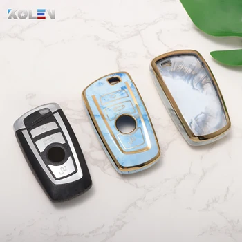 Nuovo TPU Auto Chiave A Distanza Della Copertura Della Cassa Borsette Per BMW F10 F20 F30 F15 F16 F07 F01 F02 F25 F31 1 3 5 7 Serie X1 X3 X4 X5 X6 Keyless - Nuovo TPU Auto Chiave A Distanza Della Copertura Della Cassa Borsette Per BMW F10 F20