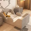 Standard Crib Size Toddler Bed round with Rail And round Headboard for Children Aged 18 Months to 6 Years 1