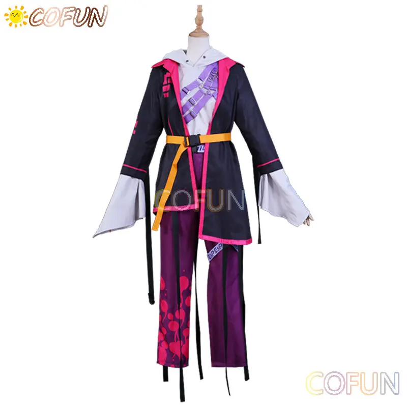 

COFUN Nijisanji Vtuber Noctyx Uki Violeta Cosplay Costume Halloween Outfit Role Play Women Men Costumes