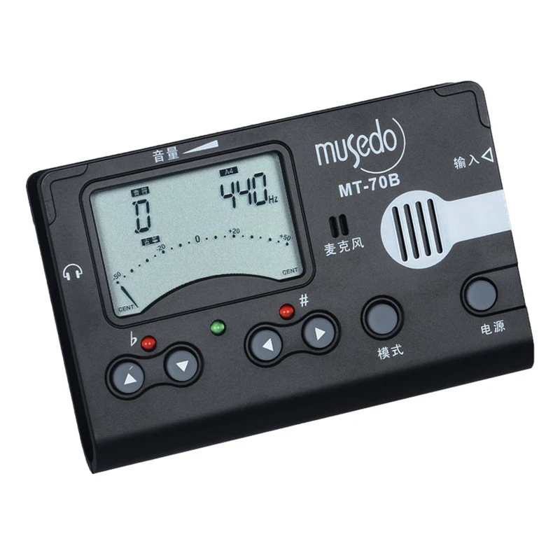 

Ручной карманный тюнер Guzheng Tuner 3 в 1 Clip-On Tuner со звукоснимателем R7UA