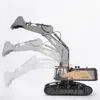Huina 1592 RC Excavator 1:14 Alloy Remote Radio Controlled 22Ch Big Engineering Vehicle Simulation Navvy RC Truck Toy for Boy 6