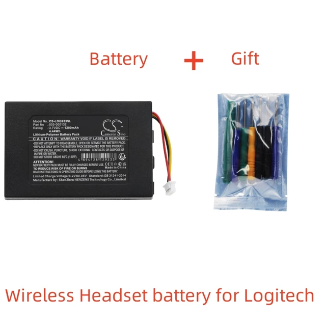 Wireless Gaming Logitech G935 Replacement Battery For Logitech