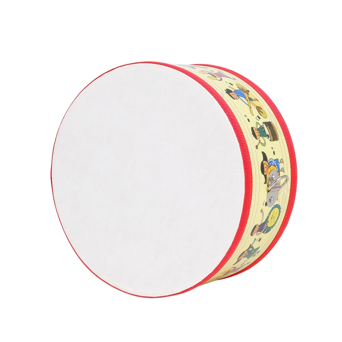 IRIN Cartoon Tambourine Set Portable Wooden Hand Drum Percussion Instrument Strap Kids Music Gifts Child Educational Toys