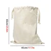 Large Cotton and Linen Laundry Bag Clothes Toys Storage Bag Printing Fabric Drawstring Duffle Bag Dirty Clothes Organizer Bags 6