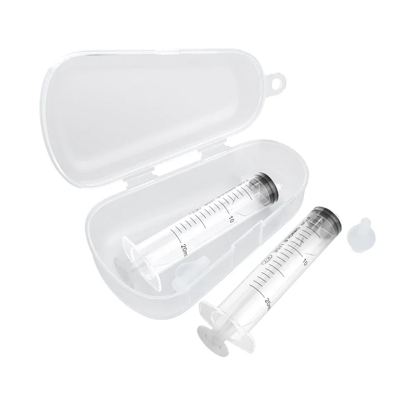 Nasal aspirator Nasal irrigator Baby Nose Clean Needle Tube Infant Baby Care Nasal Aspirator Cleaner 20/10ML Rhinitis Nasal Washer Nose Cleaner 2Pcs