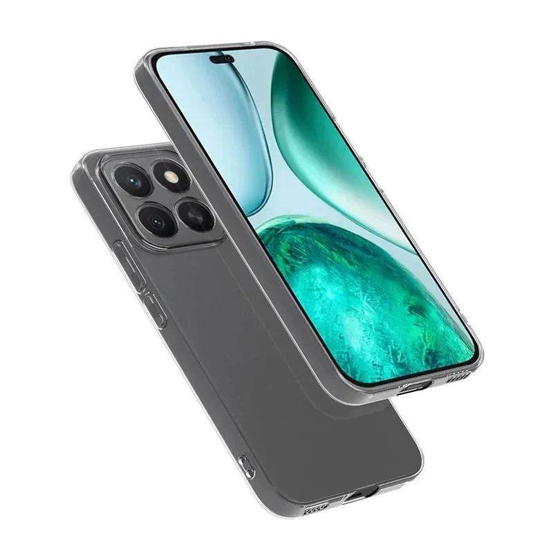 Transparent Durable Textured Frame Soft Silicone Phone Case