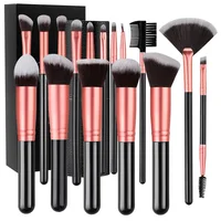 Professional 14/16PCS Makeup Brushes Set Soft Fluffy Eye Shadow Foundation Blush Powder Concealers Female Cosmetics Beauty Tools 1