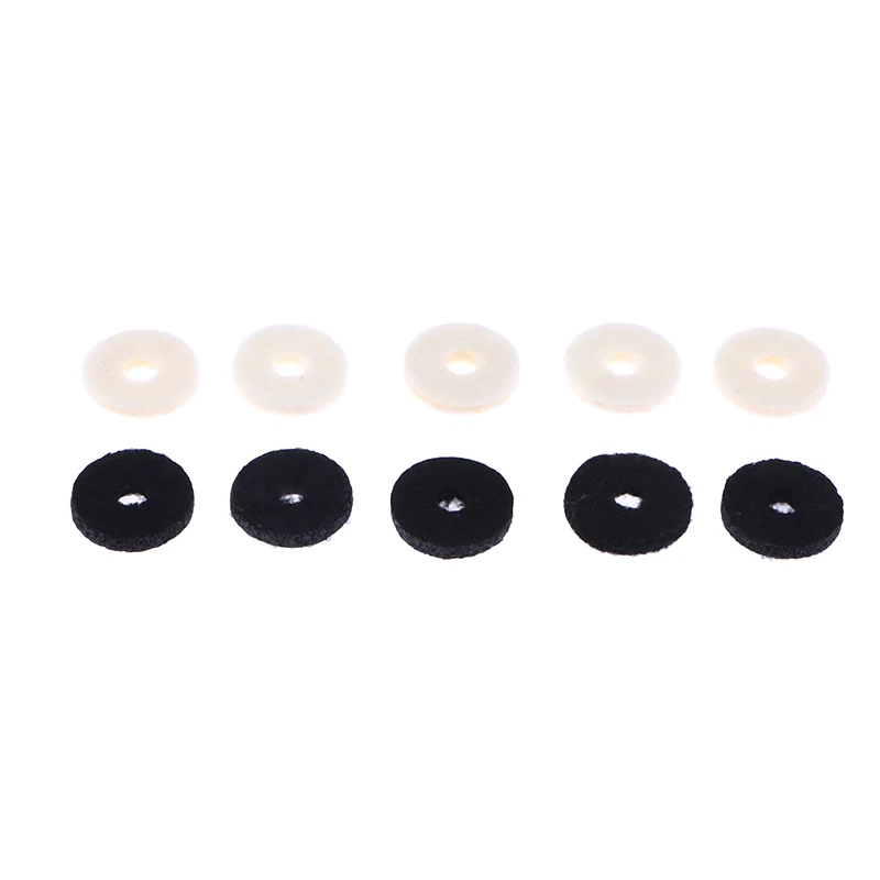 

5Pcs Round Soft Felt Fabric Guitar Strap Button Mount Washer Felt Washers Replacement Strap Button Felts For Guitar And Bass