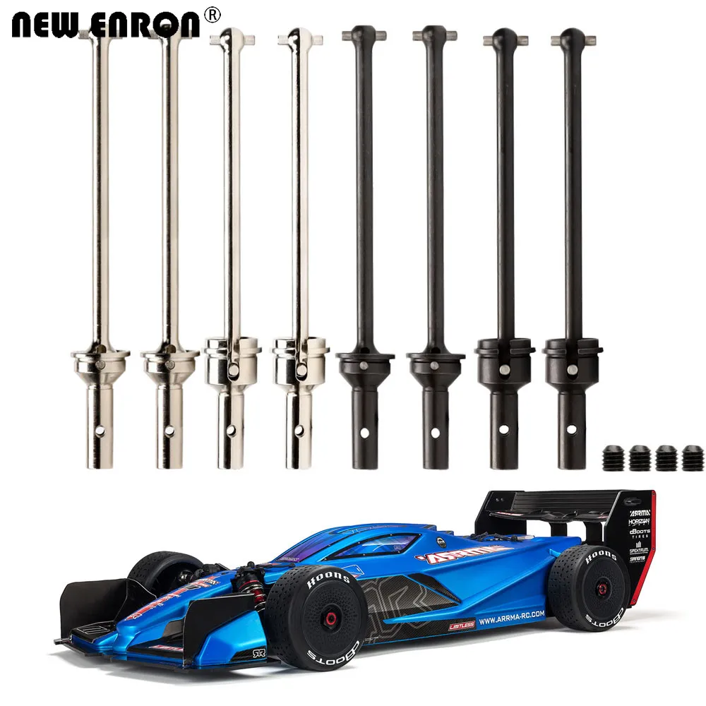 

Новая стальная передняя и задняя оси ENRON CVD Driveshaft AR310455 AR310431 для радиоуправляемых автомобилей Arrma 1/7 1/8 6S, Тифон, Безлимитный MOJAVE