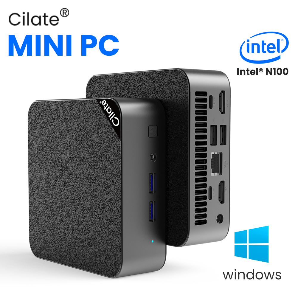  Cilate M9 Mini PC Alder Lake N100 minipc windows 11 Pro DDR4 16GB RAM 512GB SSD mini pc gaming WIFI5 BT4.2 intel core 