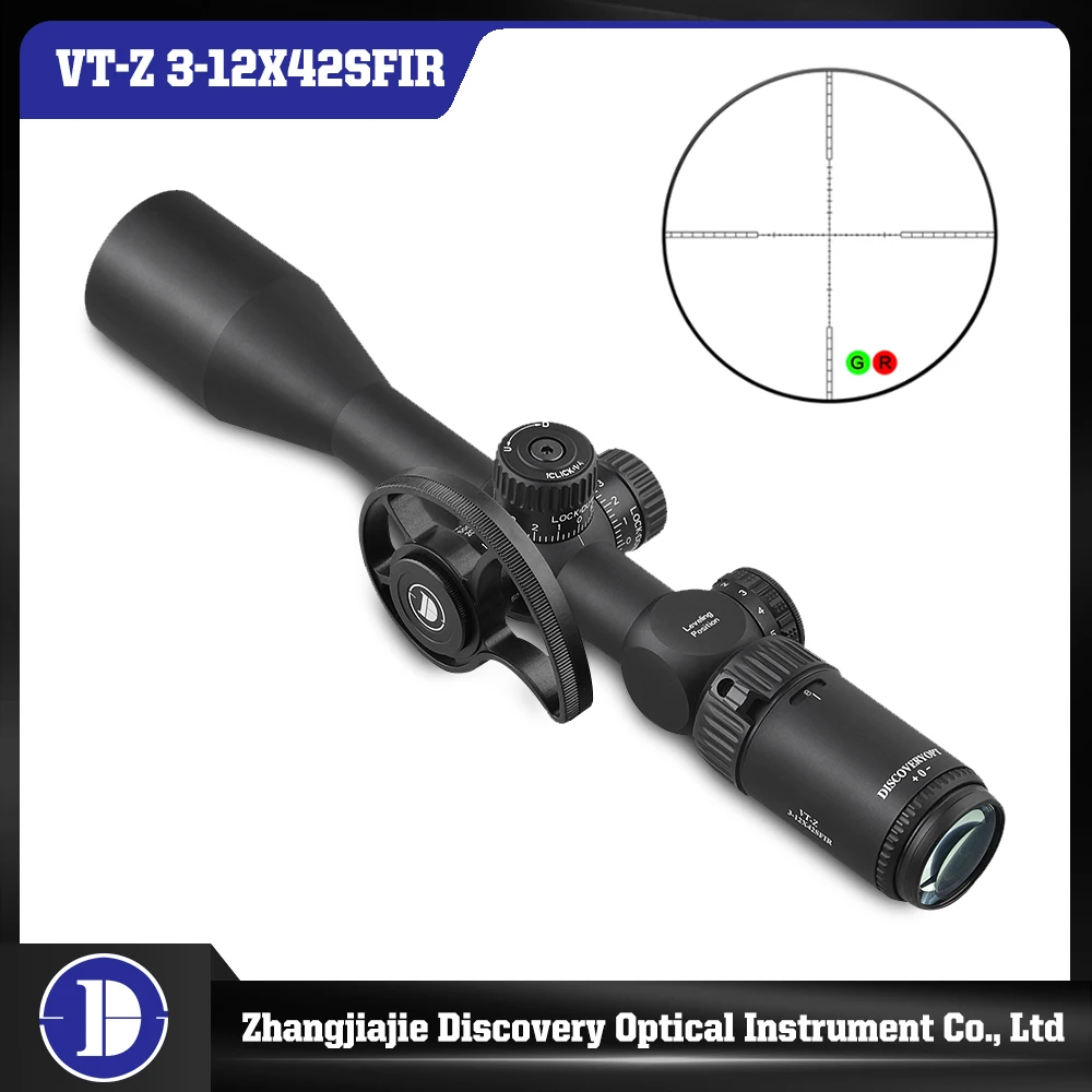 

Side Focus Riflescope Illuminated Discovery 3-12 Glass Etched Reticle for Hunting