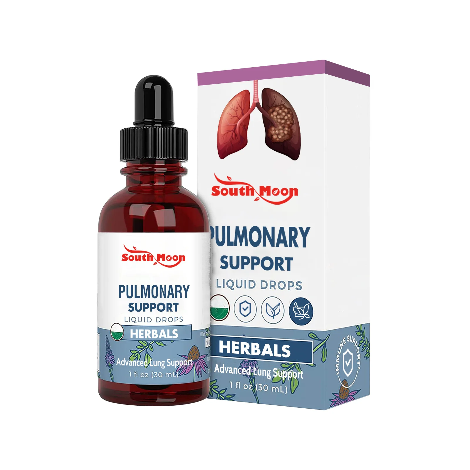 Lungs Detox Liquid Cough Asthma Treatment Cleaning Lungs Relief Throat Dry Swollen Anti Inflammation Treat Throat Sore Solution