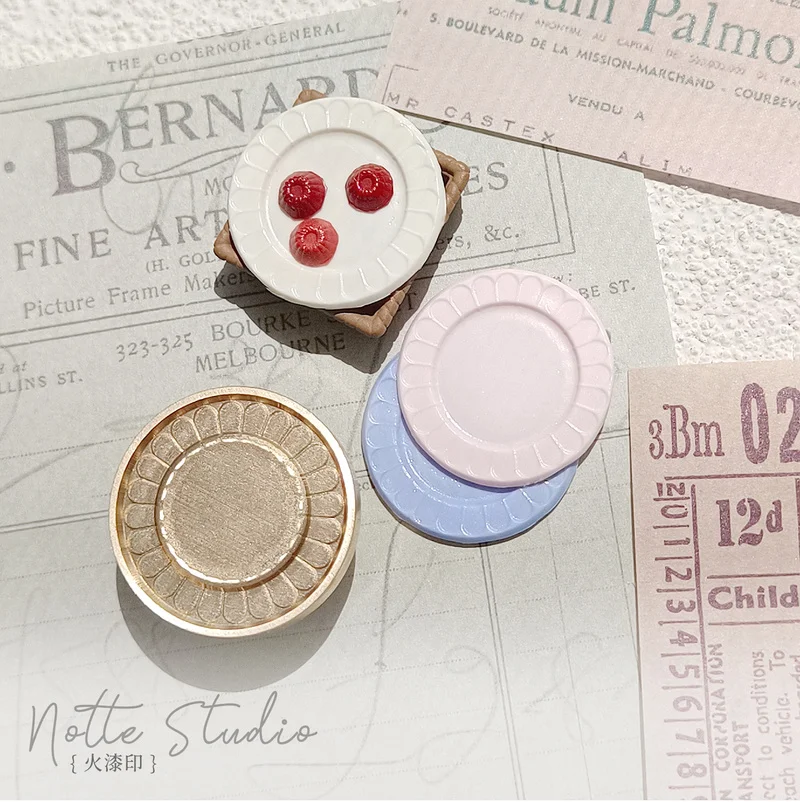 New Wax Seal Stamp Envelope Scrapbook Fire Paint DIY Embossed Seal Copper Head 3d Special-Shaped Relief Metal Brass Head
