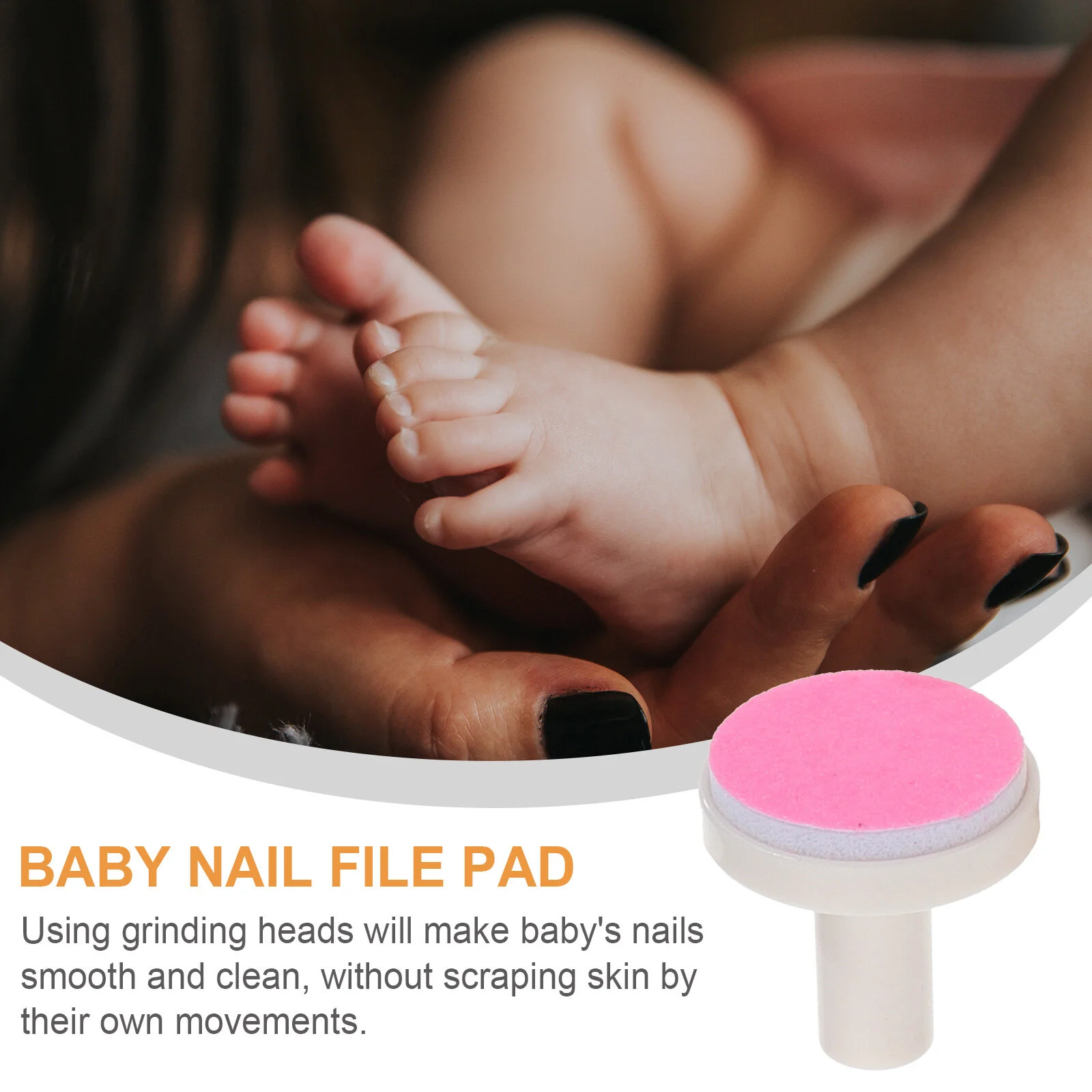 Nail Care Kit 24 Pcs Grinding Toddler Nail File Pad Baby Infant Grooming Newborn Manicure
