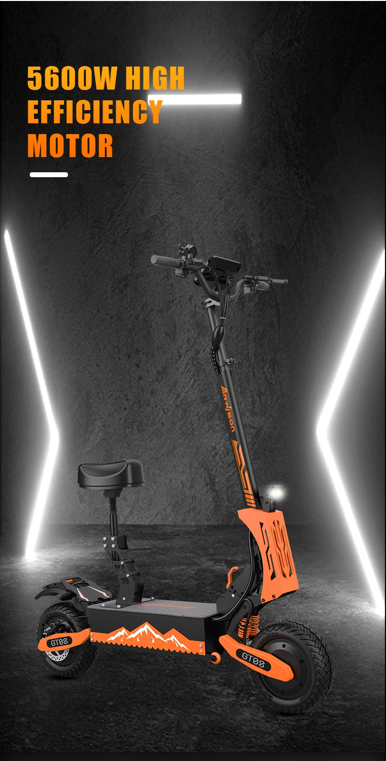 Arwibon 5600W Dual Motor E-Scooter 5