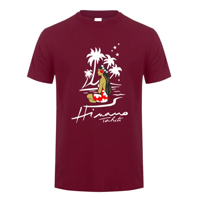 Hinano Tahiti bière t-shirt été hommes coton à manches courtes T-shirts  Hinano Tahiti homme hauts t-shirt - AliExpress