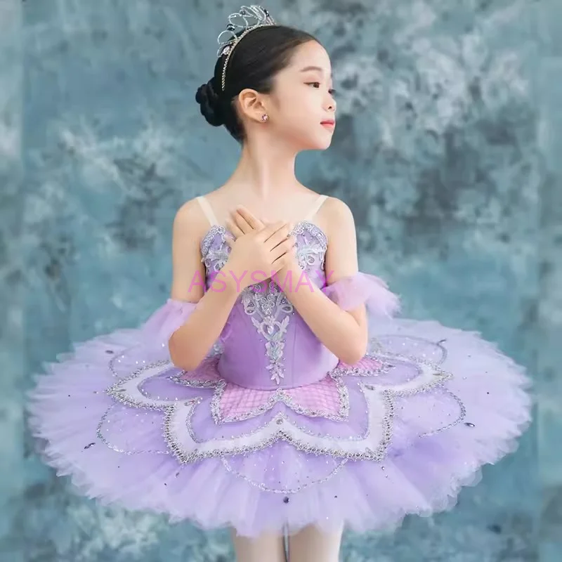 Vestido De Ballet Con Falda Tutú Brillante Para Niñas - Ideal Para Danza, Fiestas Y Carnaval